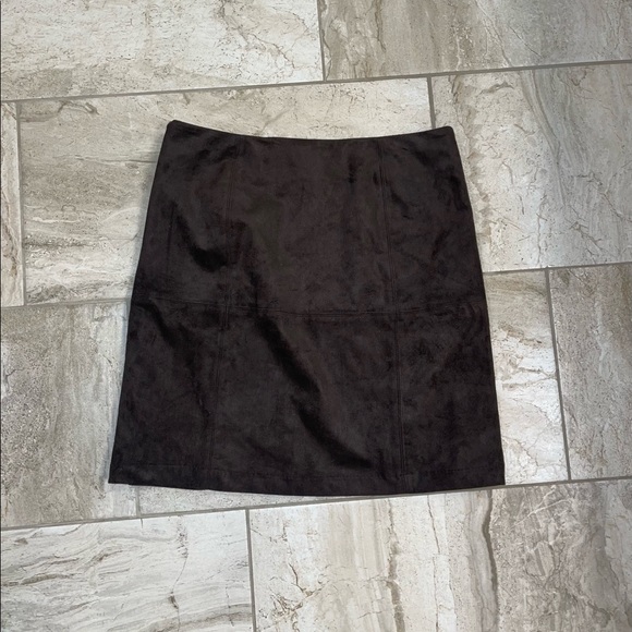 J.Jill suede brown skirt - Picture 3 of 4
